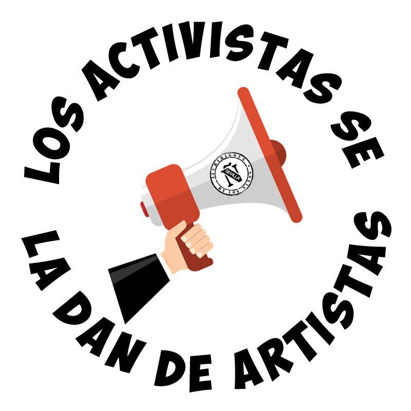 Los activistas se la dan de artistas Los activistas se la dan de artistas